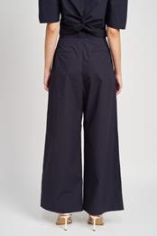 Tie Belt Cotton Trouser