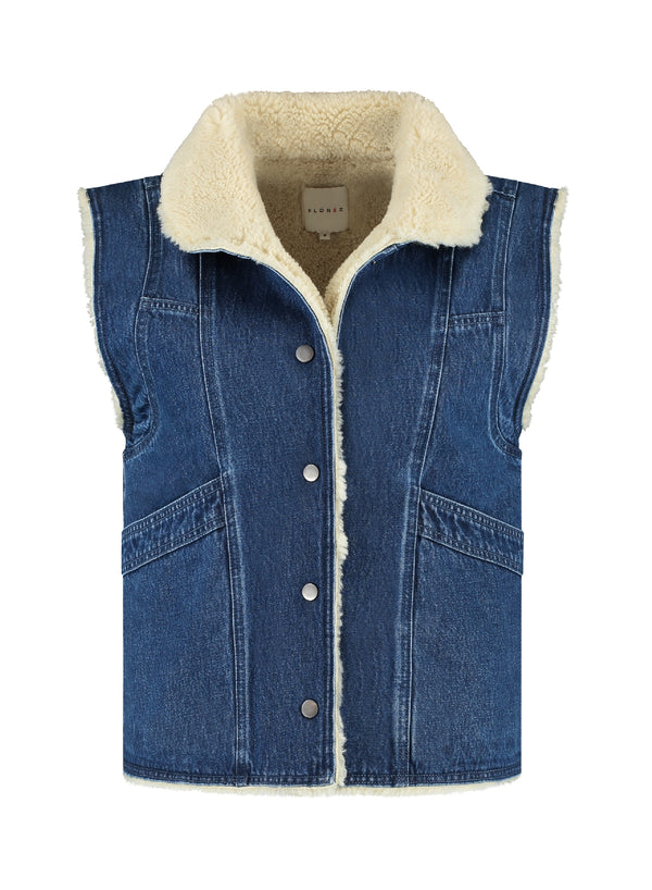 denim vest