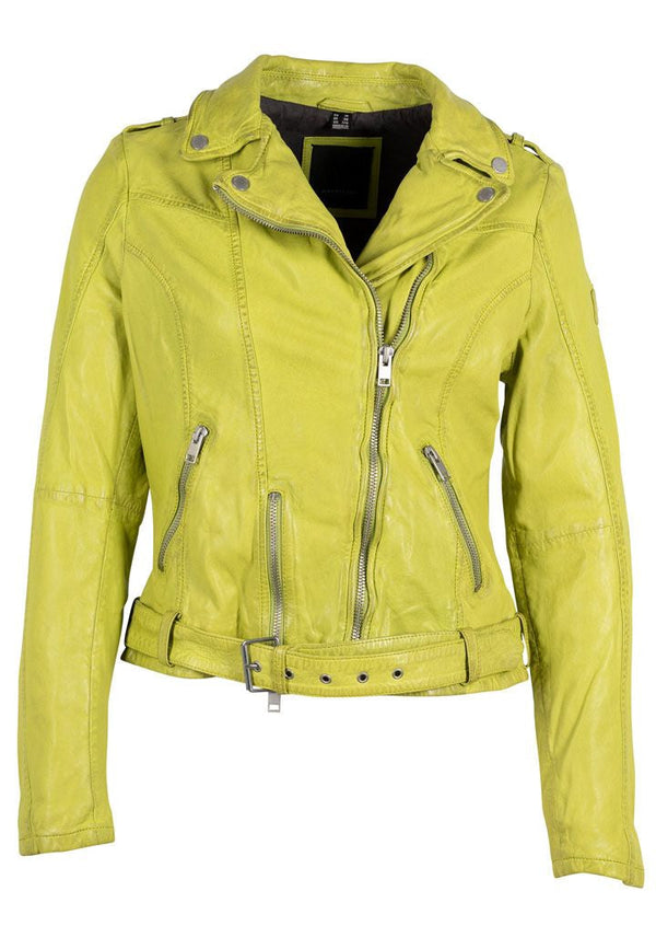 Lime Moto Jacket