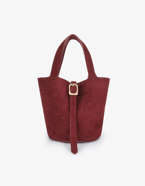 Joya Bucket Mini Bag in Suede